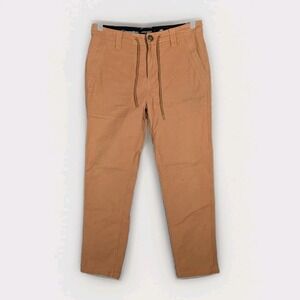 Roark Layover Utility Pants Men's 30x32 Khaki Tan Multi Use Drawstring Field